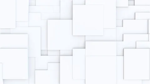 Abstract random moving white squares background in a seamless loop 스톡 동영상 249097506