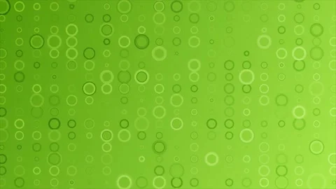 Abstract random popping circles Lime green geometrical futuristic background   Stock Footage 296382410