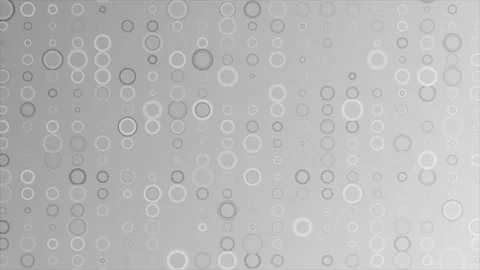 Abstract random popping circles white geometrical futuristic background   Stock Footage 296382446