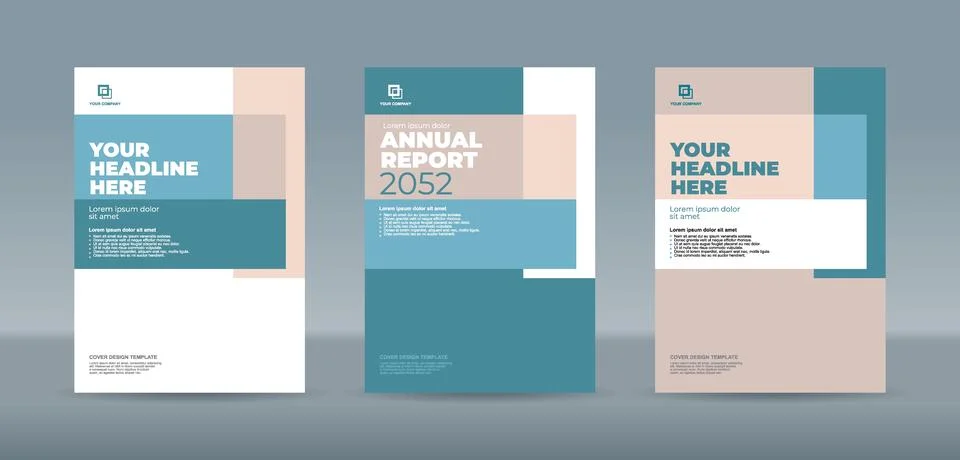 Abstract random rectangle bars on green tosca, light brown and white backgr.. Stock Illustration