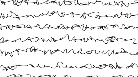 Abstract Random Scribble Hand Drawn Doodle Animation Sketch Background 스톡 동영상 139836638