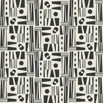 Abstract random shape monochrome  pattern Stock Illustration