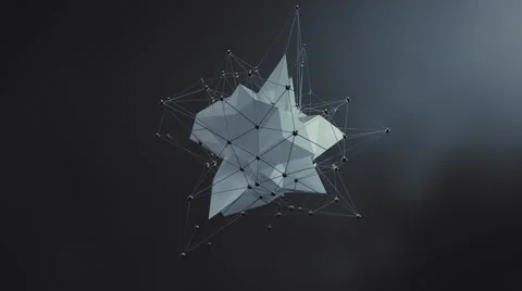 Abstract Random Shape Motion, 3d Loopable Animation 4k Stock Footage 68369401