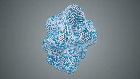 Abstract Random Shape Motion, Animation 4k Stock Footage 123114170