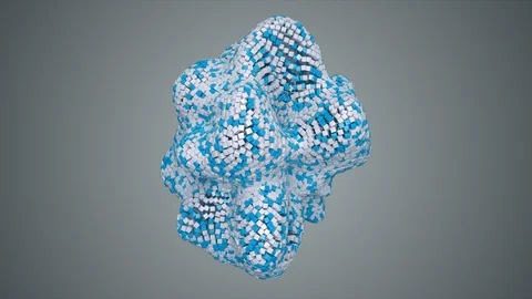 Abstract Random Shape Motion, Animation 4k Video stock 123162567