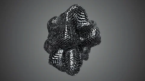 Abstract Random Shape Motion, Animation 4k Video stock 123162570