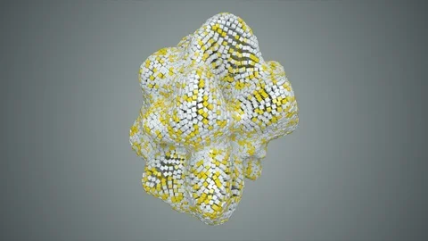 Abstract Random Shape Motion, Animation 4k Video stock 123162903