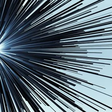 Abstract random sharp object fragment Stock Illustration