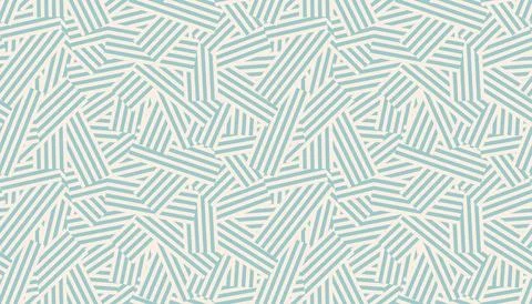 Abstract random stripes seamless pattern. Striped geometric infinity backgrou Stock Illustration