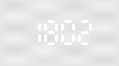 Abstract random white digital number text style on black background Stock Footage 287317975