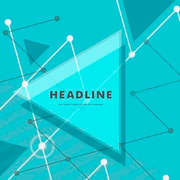 Abstract rapid triangular design 스톡 일러스트