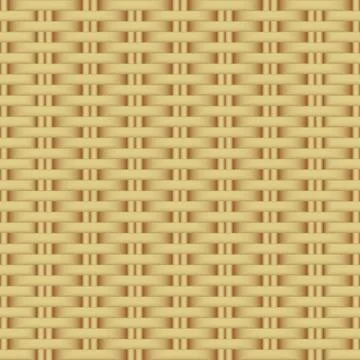 Abstract rattan wicker seamless pattern. Stock Illustration