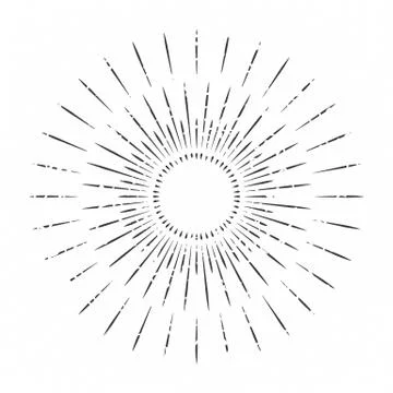 Abstract ray of the sun decoration element 스톡 일러스트
