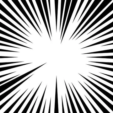 Abstract rays, beams background. Pointed radiating lines. Stock Illustration