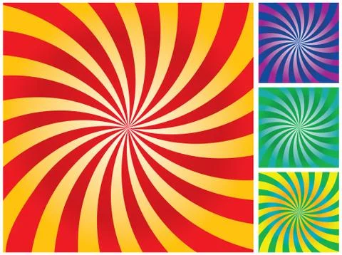 Abstract rays gradient background. Stock Illustration