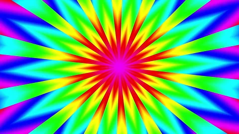 Abstract rays loop 4k background. Transforming abstract rays. Shining rays. Stock Footage 242935737