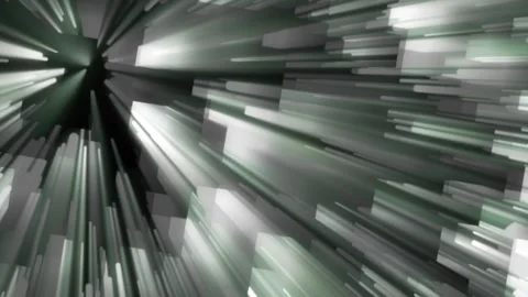 Abstract rays moving through dark space Stock Footage 323344398