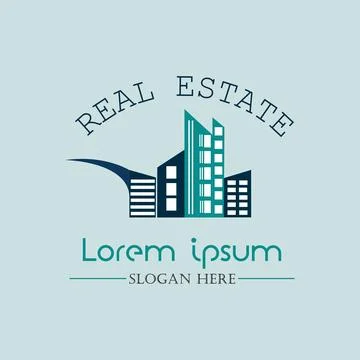Abstract Real Estate Stock Illustration