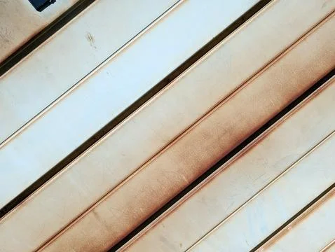 Abstract real life lined background with rust and paint close up surface Photos