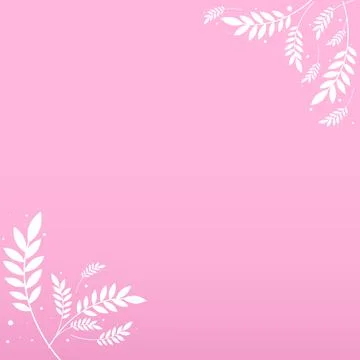 Abstract realistic background template with flowers - Vector Stock Illustration