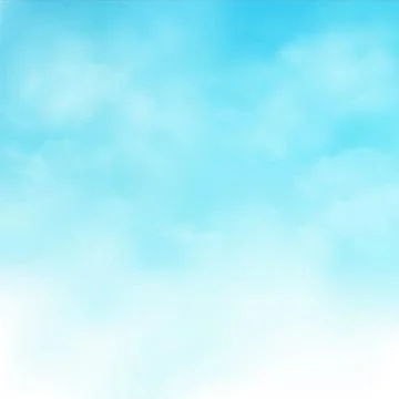 Abstract of realistic blue sky with clouds background. Illustrazione stock