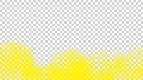 Abstract Realistic Soft Yellow Smoke , Fog , Vapor On Transparant Background Stock Illustration