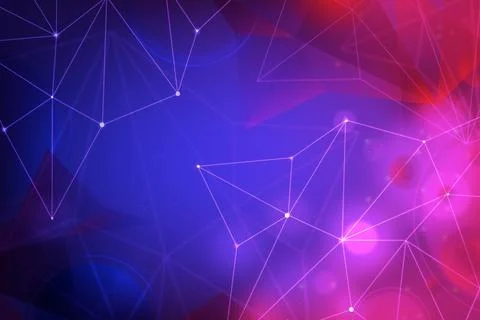 Abstract realistic technology particle background Stock Illustration