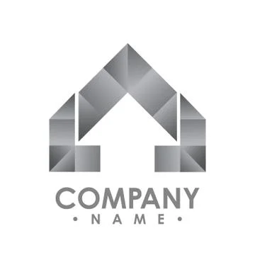 Abstract realty logo - Vector logo concept illustration. Abstract shape logo. Stock Illustration