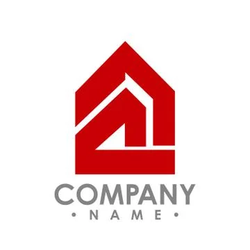 Abstract realty logo - Vector logo concept illustration. Abstract shape logo. Illustrazione stock