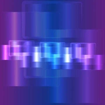 Abstract rectangle on blue background Stock Illustration