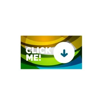 Abstract rectangle button template Stockillustratie