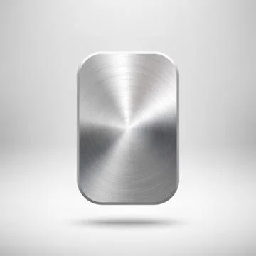 Abstract Rectangle Button Template Stock Illustration