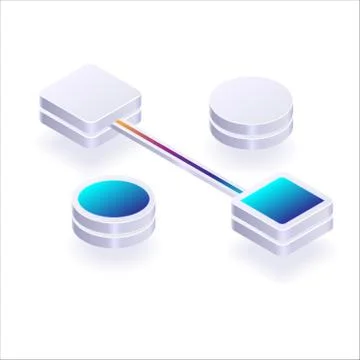 Abstract rectangle elements Illustrazione stock