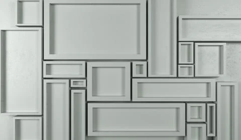 Abstract Rectangle Frames Background Illustrazione stock