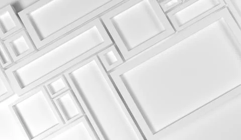 Abstract Rectangle Frames Background Stock Illustration