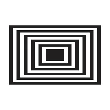 Abstract rectangle lines vector geometric shape Stock Illustration