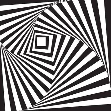 Abstract rectangle rotate particular movement Stock-Illustration