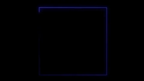 Abstract rectangle shape electric glowing border イラスト素材