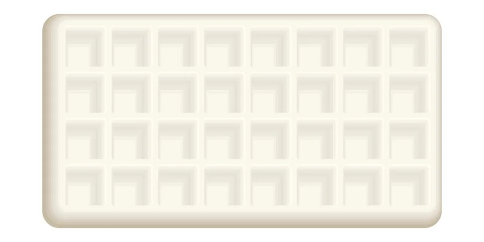 Abstract rectangle waffle pattern light cream color isolated graphic illust.. Illustrazione stock