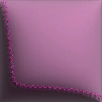 Abstract rectangle, on which the author's pattern is located, pink.3d. Stockillustratie