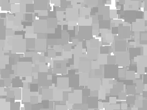 Abstract rectangles art silver on white Illustrazione stock