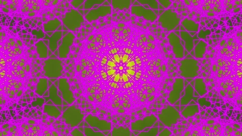 Abstract Rectangles Flowers Kaleida Video stock 73425334