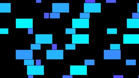 Abstract Rectangles with Glowing Effect. Stock Footage 296546933