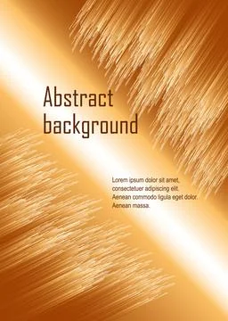 Abstract rectangular background with line design on orange background Stock Illustration