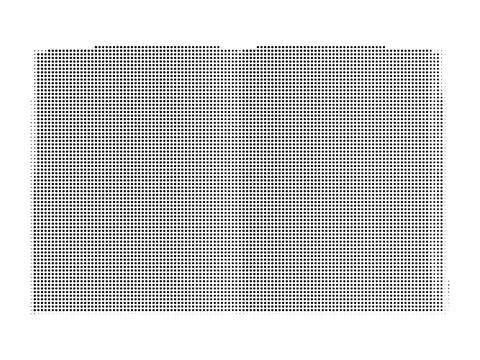 Abstract rectangular background with monochrome halftone dot pattern. Stock Illustration