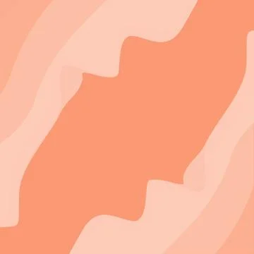 Abstract rectangular frame with top and bottom pattern of wavy lines in trendy 스톡 일러스트