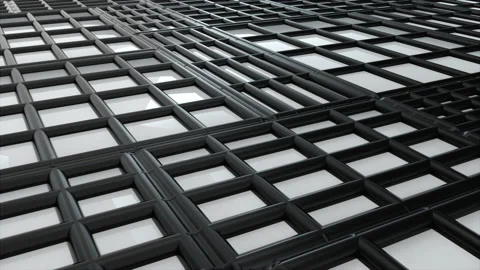 Abstract rectangular shapes and lines. Scalable adaptive blocks. Computer Stock Footage 138918272