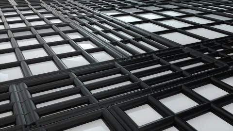 Abstract rectangular shapes and lines. Scalable adaptive blocks. Computer 스톡 일러스트