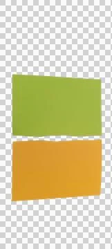 Abstract rectangular shapes green and orange on black background Stock Photos