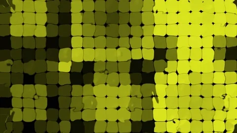 Abstract rectangular yellow tone effect water wave surface motion background Stockbeeldmateriaal 221113601